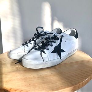 NWOT GOLDEN GOOSE SUPERSTAR SNEAKERS - Black/White